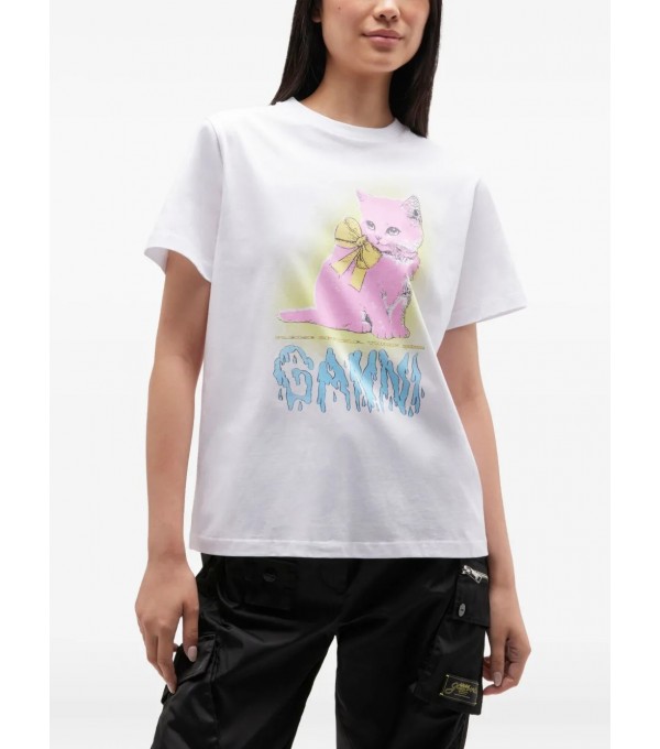 Camiseta gatito logo