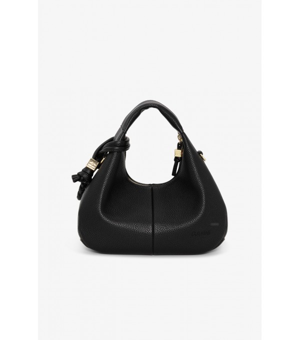 Mini Hobo Bag - Black Mini Hobo Bag - Black
