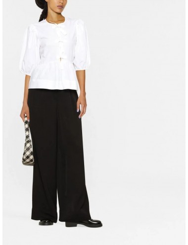 Poplin blouse - white