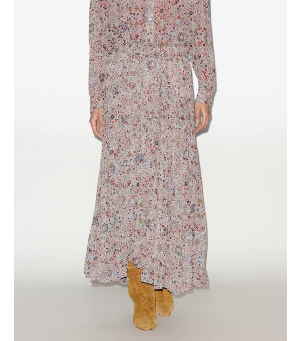 C/BESMA GA-Falda estampada georgette C/BESMA GA-Falda estampada georgette