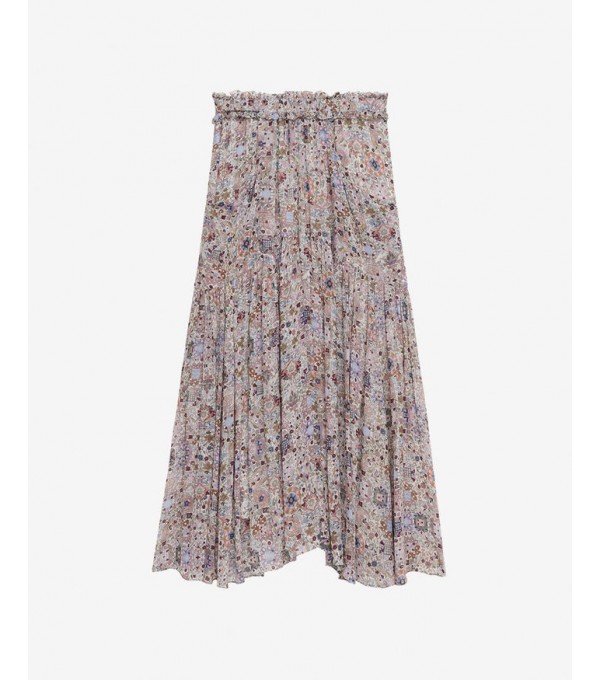 C/BESMA GA-Falda estampada georgette C/BESMA GA-Falda estampada georgette