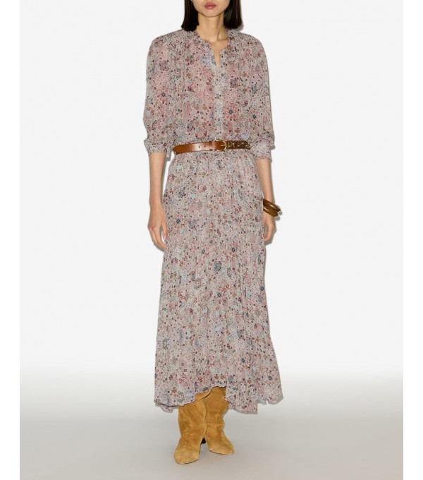 C/BESMA GA-Falda estampada georgette C/BESMA GA-Falda estampada georgette