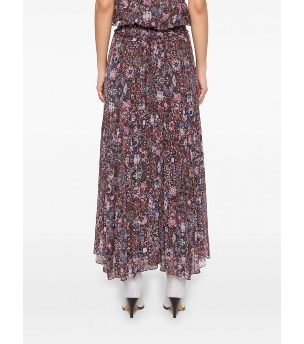 C/BESMA GA-Falda estampada georgette C/BESMA GA-Falda estampada georgette
