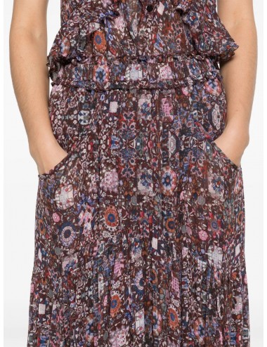C/BESMA GA-Falda estampada georgette