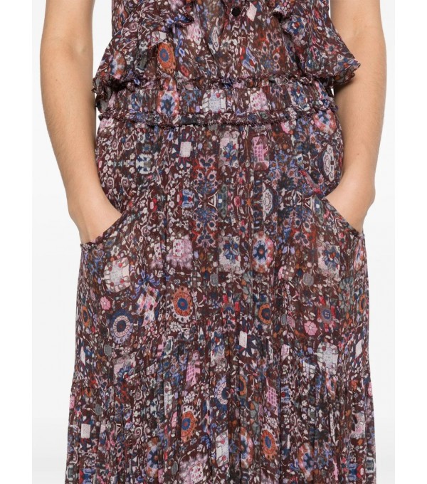 C/BESMA GA-Falda estampada georgette C/BESMA GA-Falda estampada georgette