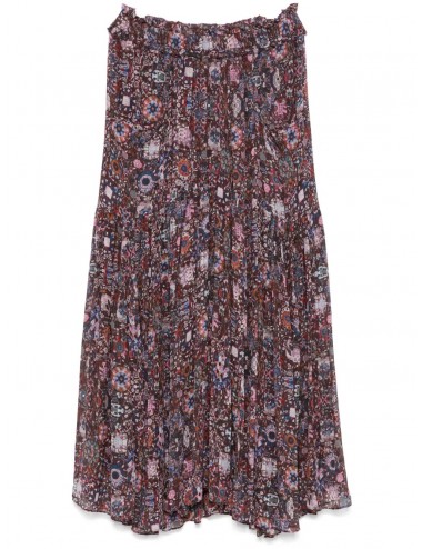 C/BESMA GA-Falda estampada georgette