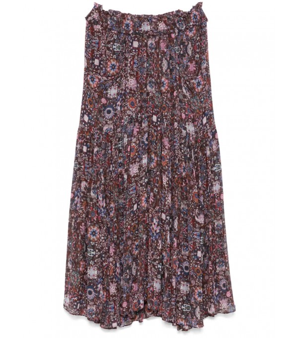 C/BESMA GA-Falda estampada georgette C/BESMA GA-Falda estampada georgette