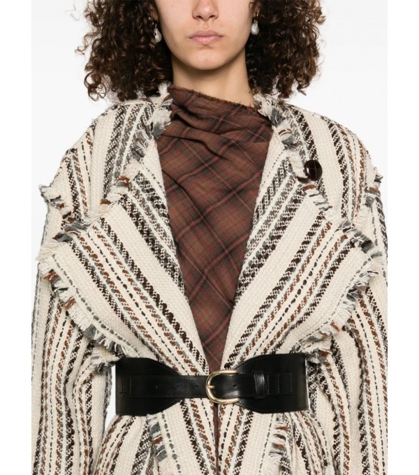 INITA GB-Abrigo jacquard rayas INITA GB-Abrigo jacquard rayas
