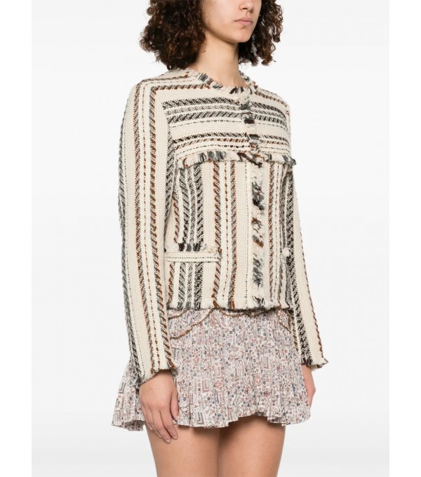 IZARIA GB-Chaqueta jacquard rayas