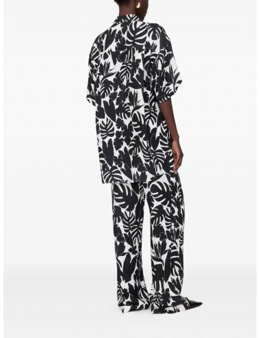 ELAIN-Pantalón amplio estampado
