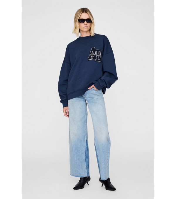 MILES - Sudadera logo AB - marino MILES - Sudadera logo AB - marino