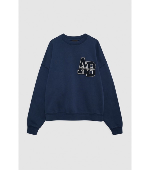 MILES - Sudadera logo AB - marino MILES - Sudadera logo AB - marino