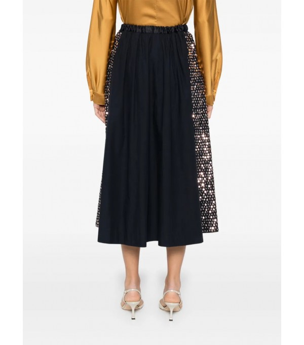 Falda popelin paillettes