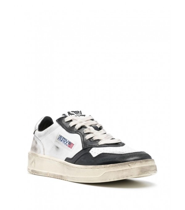 MEDALIST - Super Vintage Sneaker - Black and Silver
