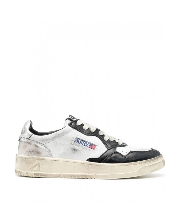 MEDALIST - Super Vintage Sneaker - Black and Silver