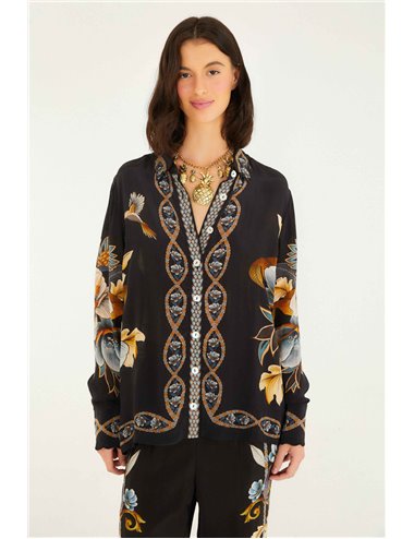 Blusa pijama print