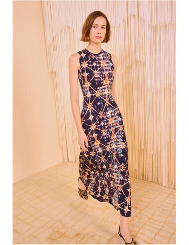 ORLA - Vestido punto estampado