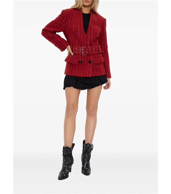 FYMA-Blazer rayas y cinturón