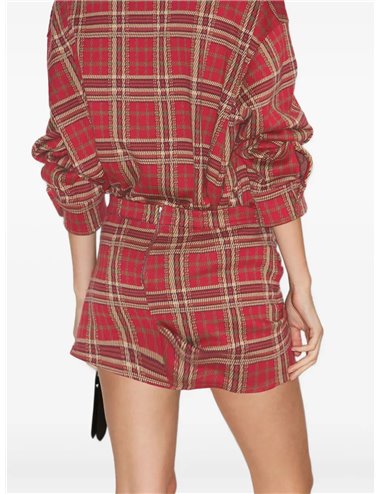 GISEN - Mini falda cuadros