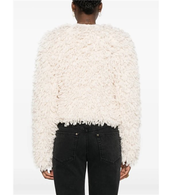 FEDRA - Fringed crop jacket