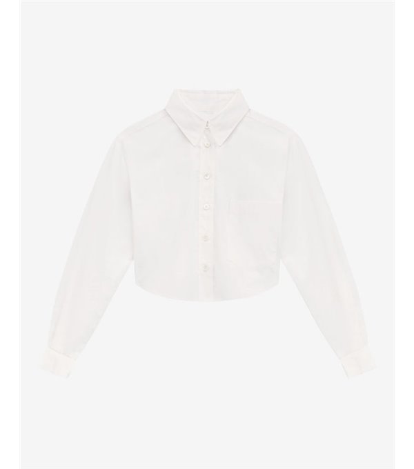 FLEORA-Camisa popelin crop FLEORA-Camisa popelin crop