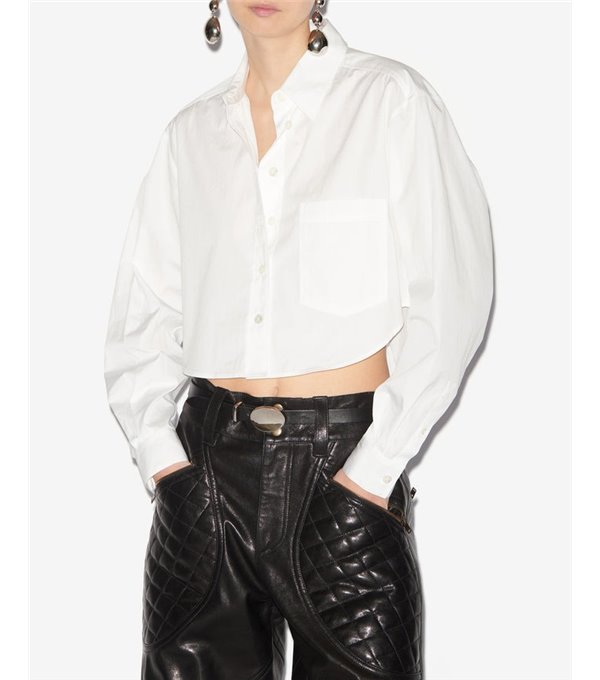 FLEORA-Camisa popelin crop FLEORA-Camisa popelin crop
