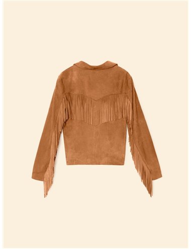 BRONCO fringed suede jacket