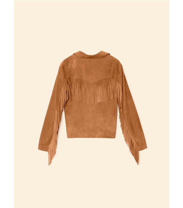 BRONCO fringed suede jacket