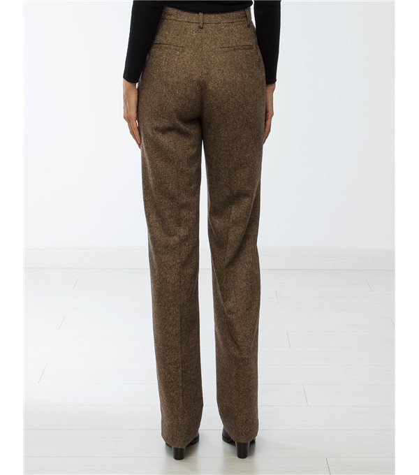 Pantalón cheviot-camel Pantalón cheviot-camel