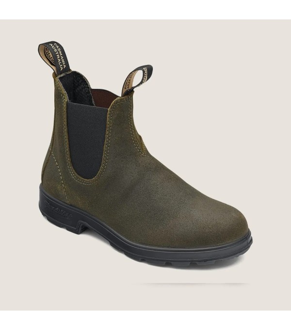 Botín encerado oliva