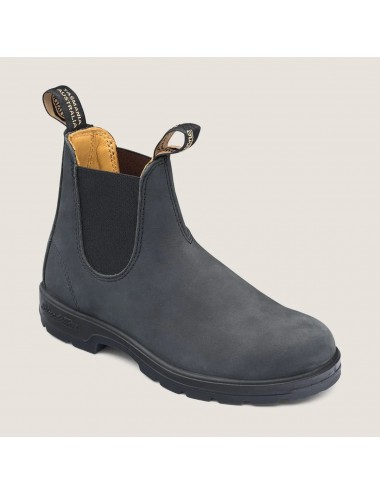 Botín suave gris lavado negro