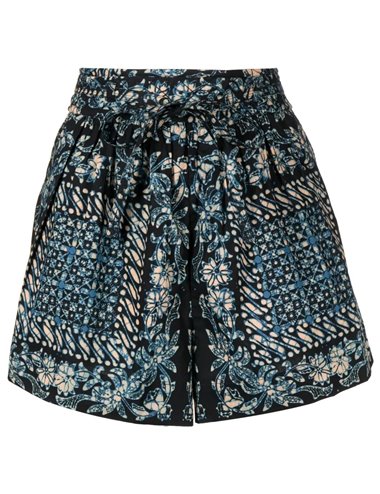 NALANI - Printed cotton short