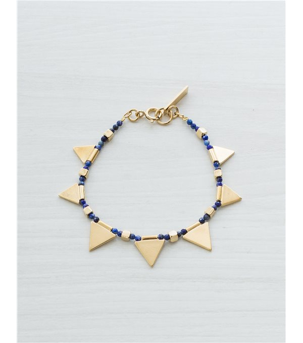 Pulsera piezas triángulos